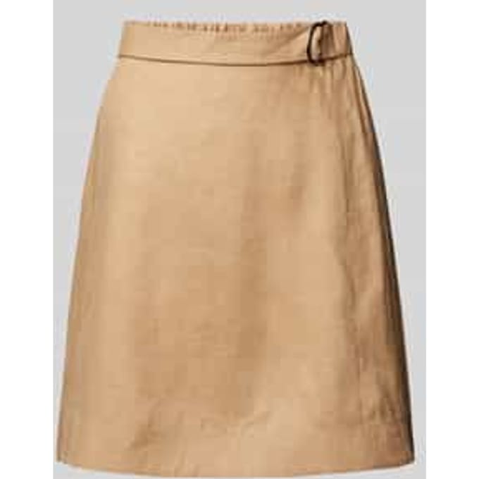 Linnen rok met riem, model 'SCOGLIO'