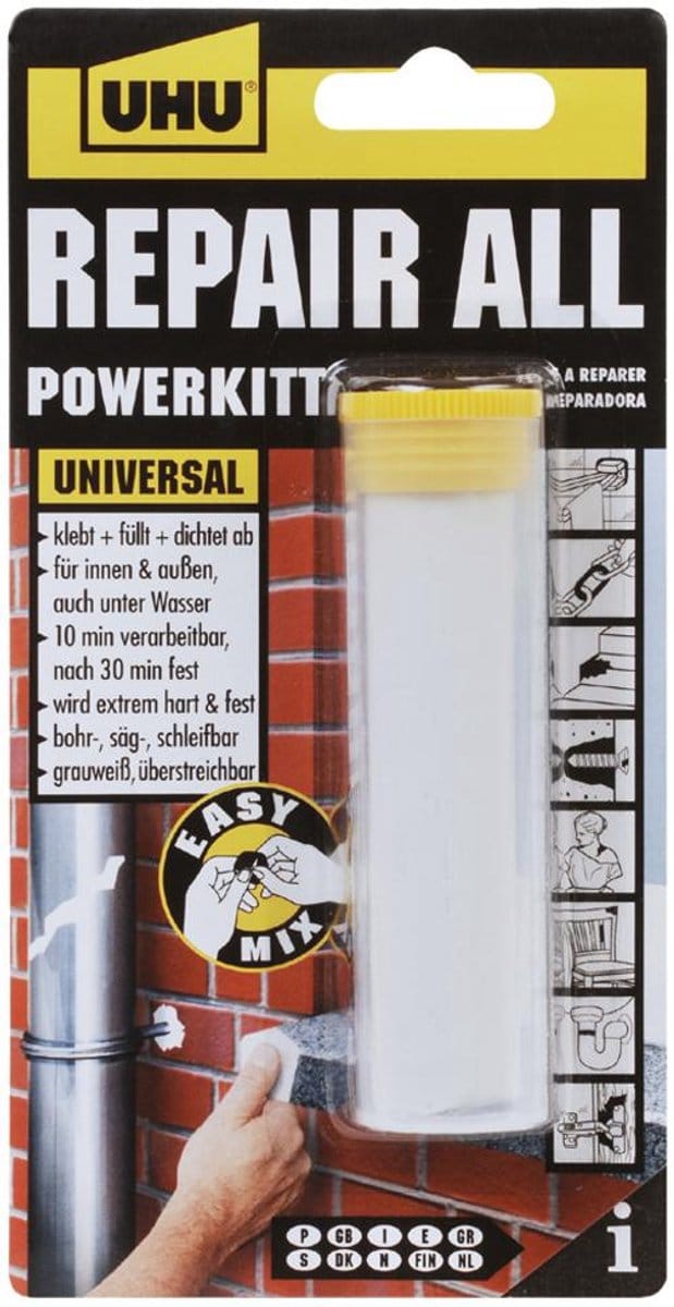 UHU 2-componenten kneedmassa reparatieset powerkit
