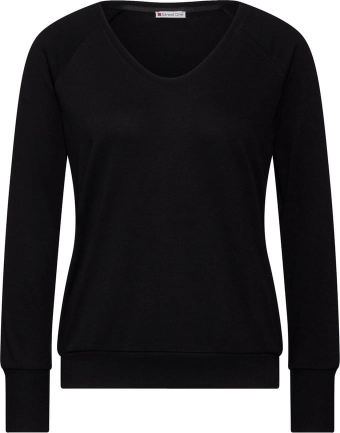 A322229 knit look shirt w.rib cuffs