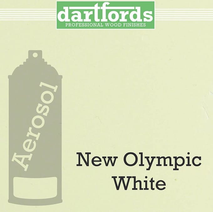 Dartfords FS5320 Nitrocelluloselak New Olympic White 400ml spuitbus