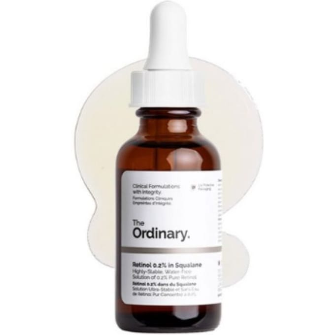 The Ordinary Rétinol Zéro Point Deux Pour Cent dans le Squalane Sérum Lissant Anti-Âge 30ml white