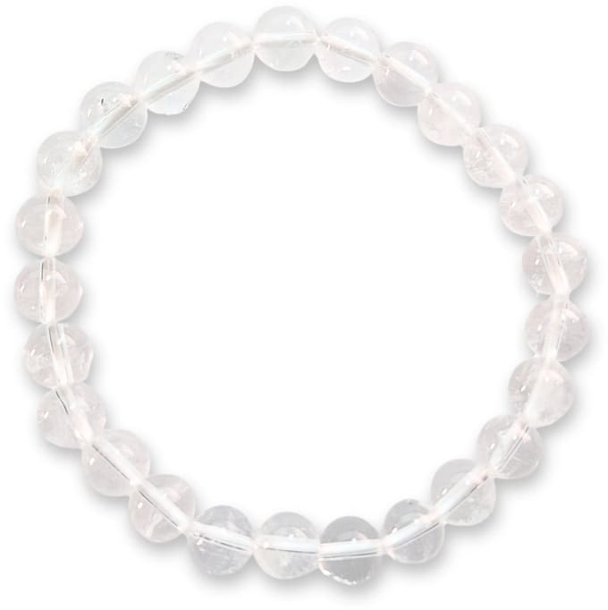 Bergkristal kralenarmband 8mm