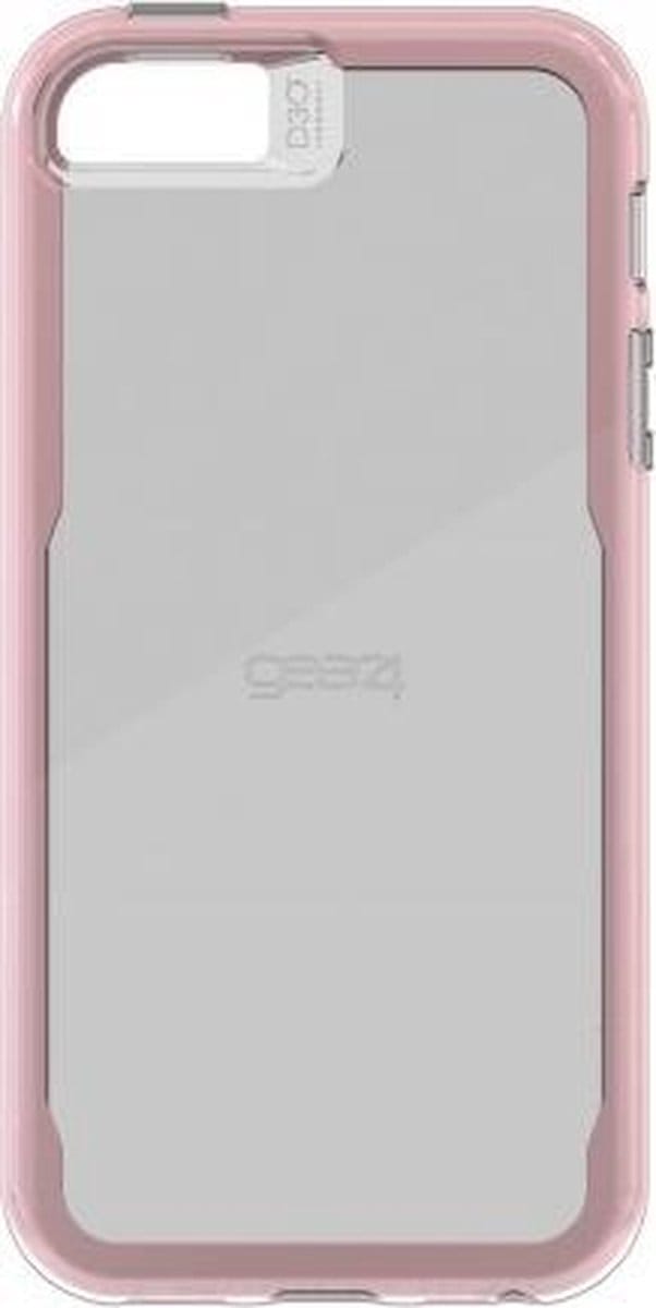 Gear4 Black D3O JumpSuit Tone Backcover - Geschikt voor Apple iPhone 5 / 5S - Roze/Transparant