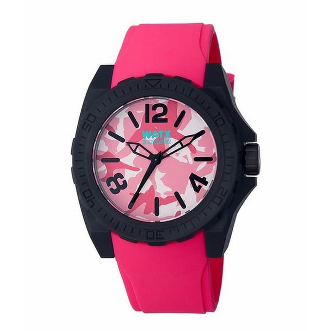 Horloge WATXANDCO RWA1856. Kwarts, Kleur roze. Uniseks.