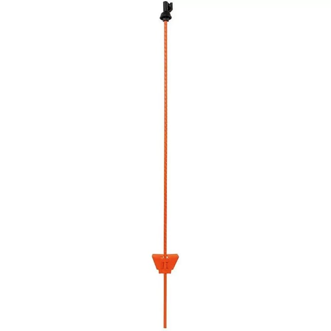 Gallagher Veerstalen paal oranje 1,00m (1) - Flexibele afrasteringspaal