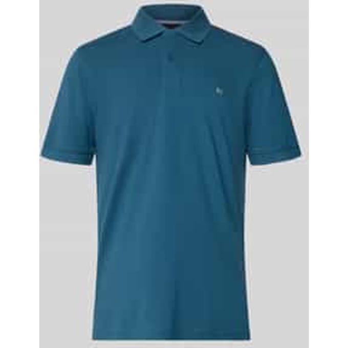 regular fit poloshirt met stitching