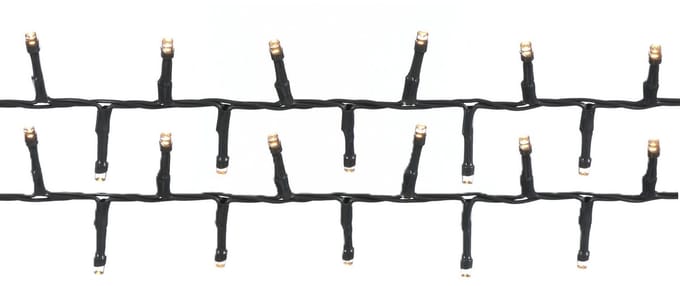 Luca Lighting clusterverlichting - 2x - snake - 370 leds - warm wit - 740 cm - kerstverlichting