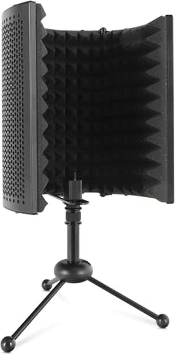 Verstelbaar Tafelstatief met Microfoon Absorber en Diffuser voor Podcast en Studio