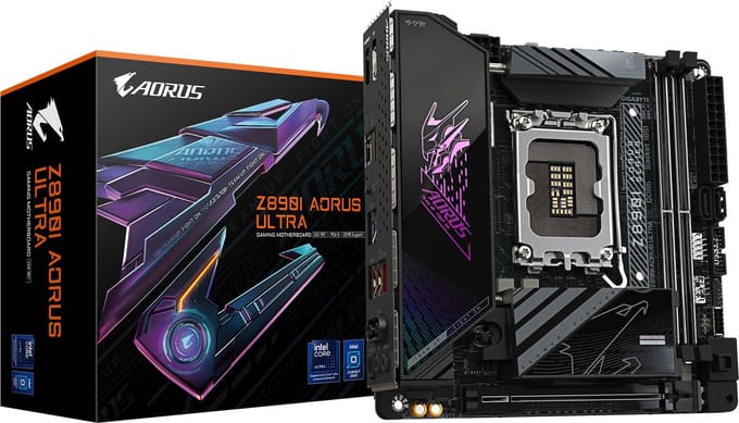 Gigabyte Z890I AORUS ULTRA Moederbord Socket Intel LGA 1851 Vormfactor Mini-ITX Moederbord chipset Intel® Z890