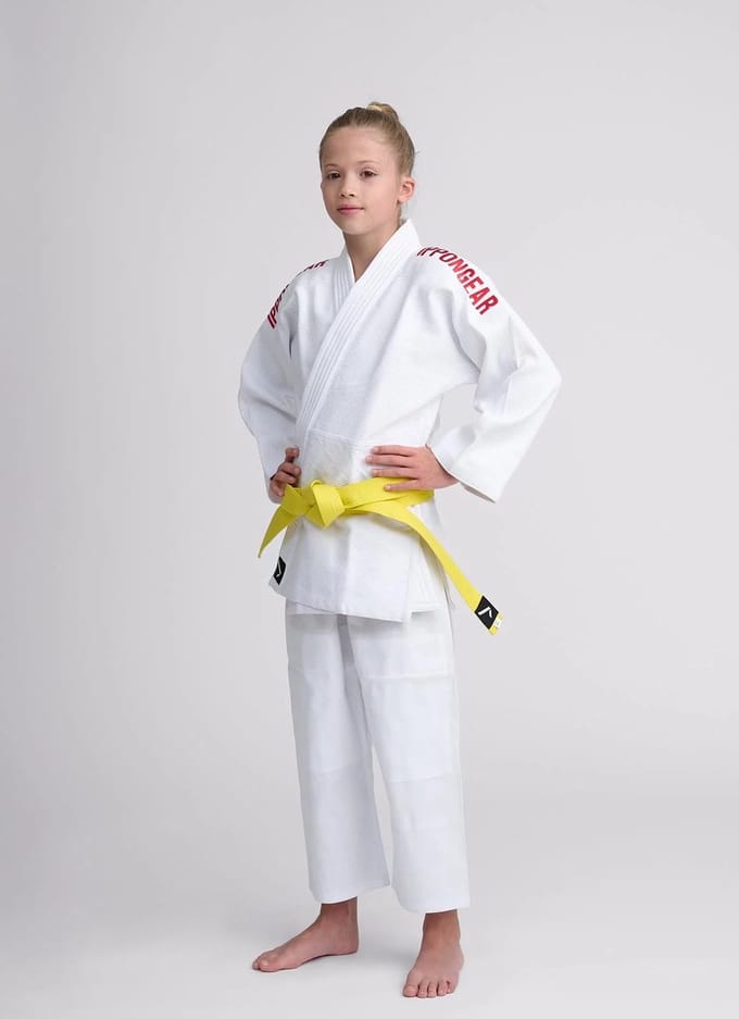Ippon Gear NXT jeugd judopak nieuw | Wit (Maat: 140)