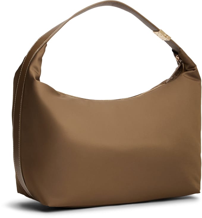 Tommy Hilfiger TH GO Hobo - Schoudertas 34 cm (nordic taupe)