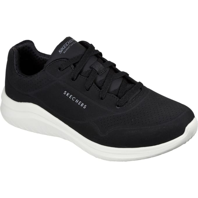 Skechers Ultra Flex 2.0 Vicinity Synthetic Heren Zwart/Wit Trainers