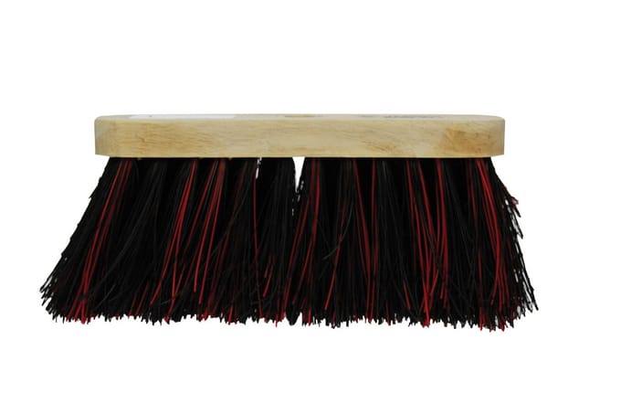 Bezem zwart/rood tt