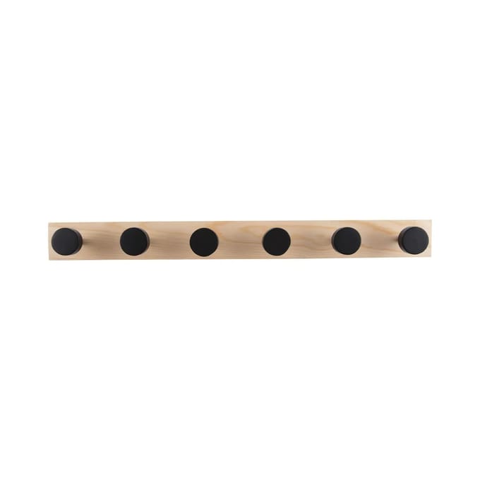 Dennenhouten kapstok Present Time Knobs
