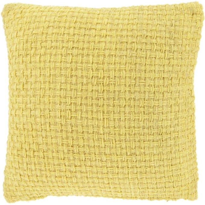 Unique Living - Sierkussen Karli Lemon Yellow -45x45cm