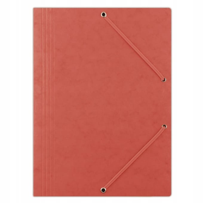 Donau Rode A4 Map met Elastiek - 390g/m² Gecoat Karton