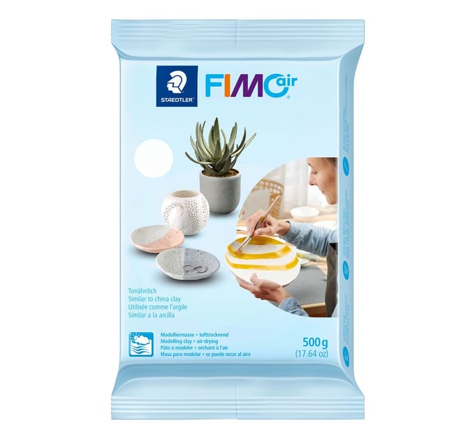 Boetseerklei Staedtler Fimo air 8100 500 gram wit