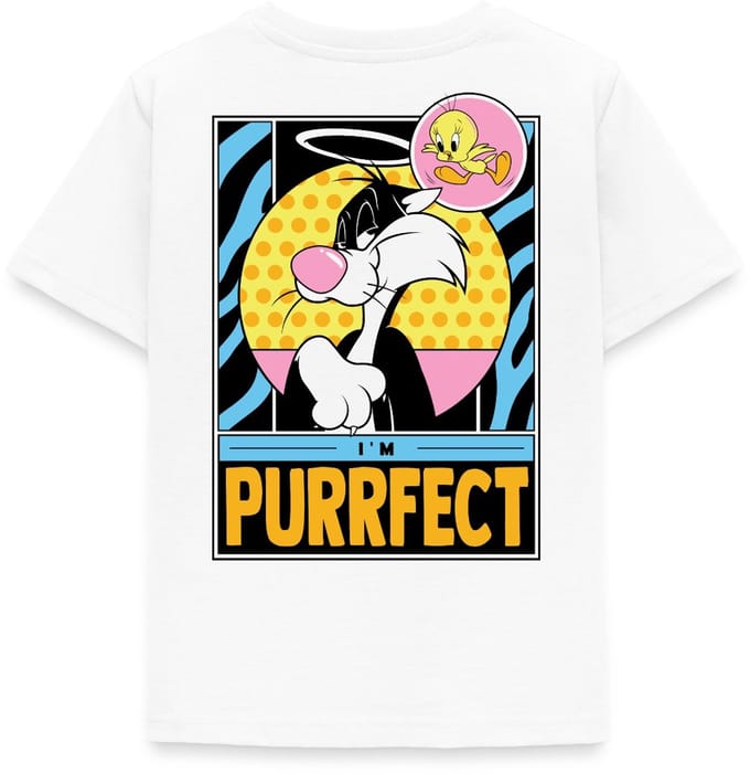 Looney Tunes Sylvester I'm Purrfect Grappig Design T-Shirt Kinderen