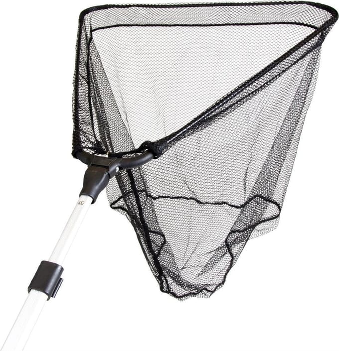 X2 Telescoop Schepnet - 60x60 cm - 250 cm - Visnet - Aluminium - Vijver Schepnet - Zwembad Schepnet - Opklapbaar - Uitschuifbaar