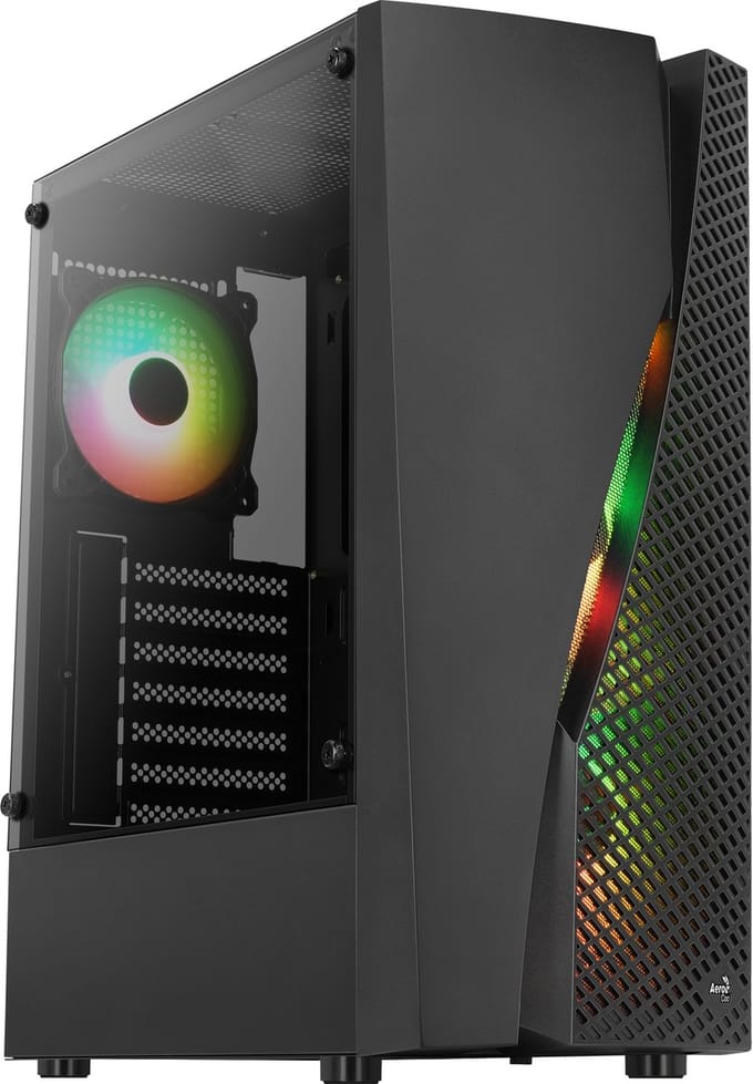 AeroCool Wave - mid tower - ATX - Case - Tower - Zwart