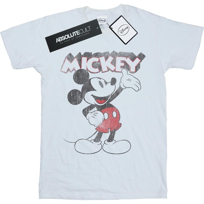 Disney Jongens Mickey Mouse Presents T-shirt (Wit)