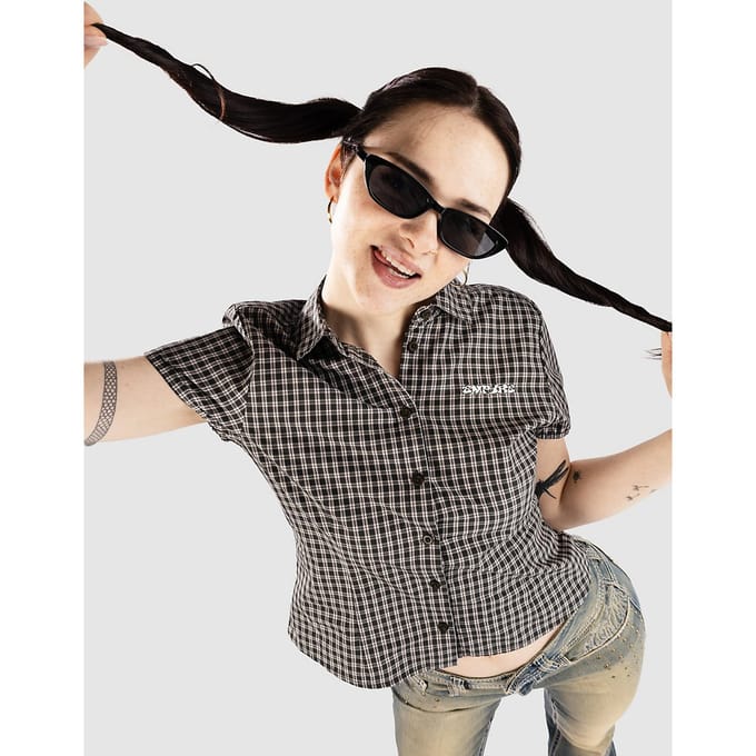 Empyre Alana Button Down Hemd grijs