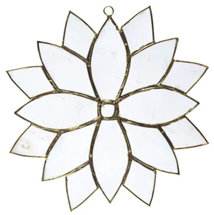 Raamhanger lotus capizschelpen