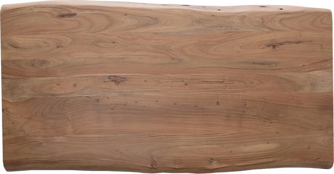 Tafelblad Edge acacia natuur 140x90cm Live-Edge