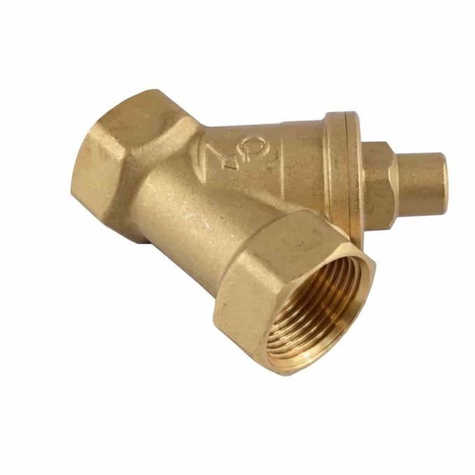 Terugslagklep 2 inch, Messing schuine zitting