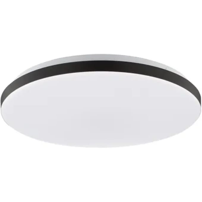 Brilliant Livio - Plafondlamp - LED 24W - 2500lm - 3000K - Bewegingssensor - Zwart