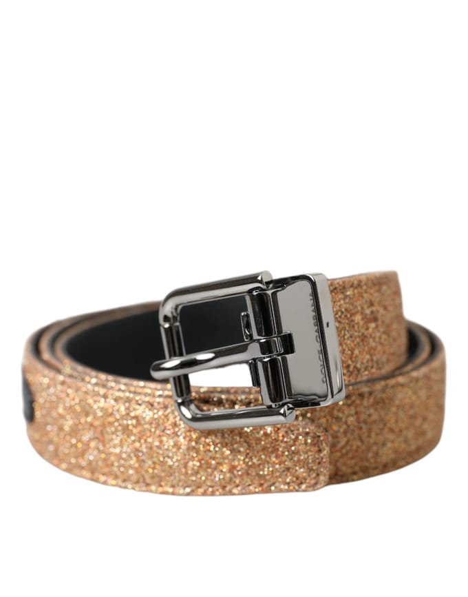 Glitterriem Goud