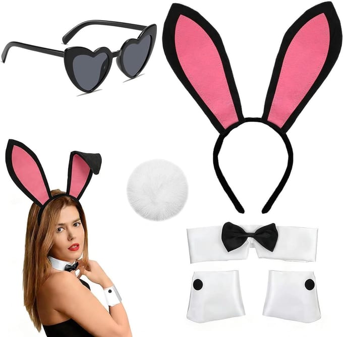 Agent Kostuum Accessoires Set met Zonnebril, Stropdas, Kaarthouder en Neppheadset voor Carnaval en Cosplay