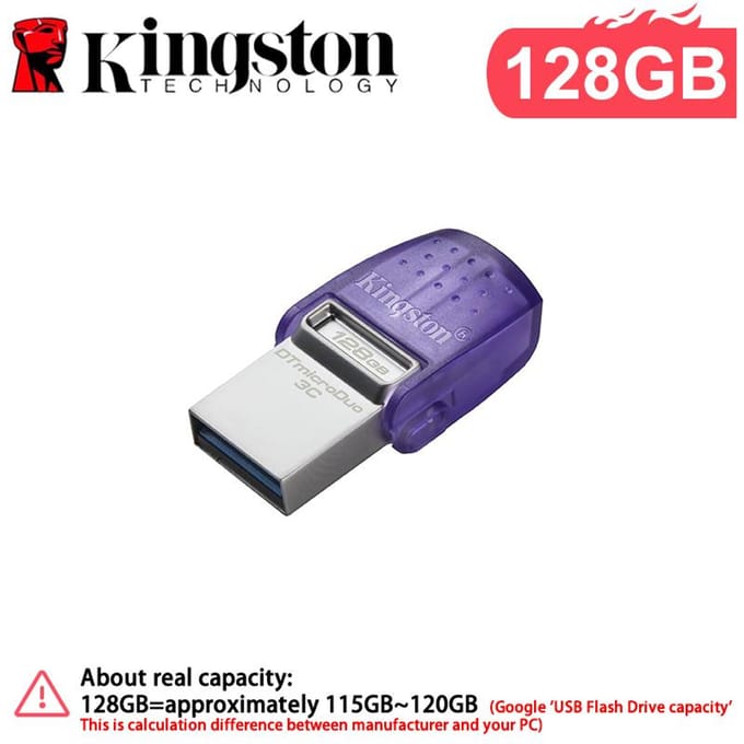 USB stick Kingston DataTraveler MicroDuo 3C 128 GB 128 GB