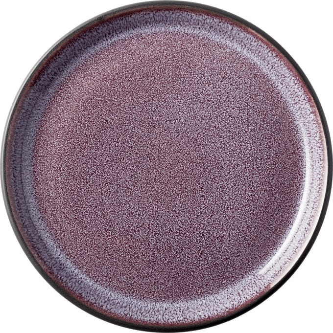 BITZ Gastro Bord Dia. 17 x 2,0 cm Zwart/Paars