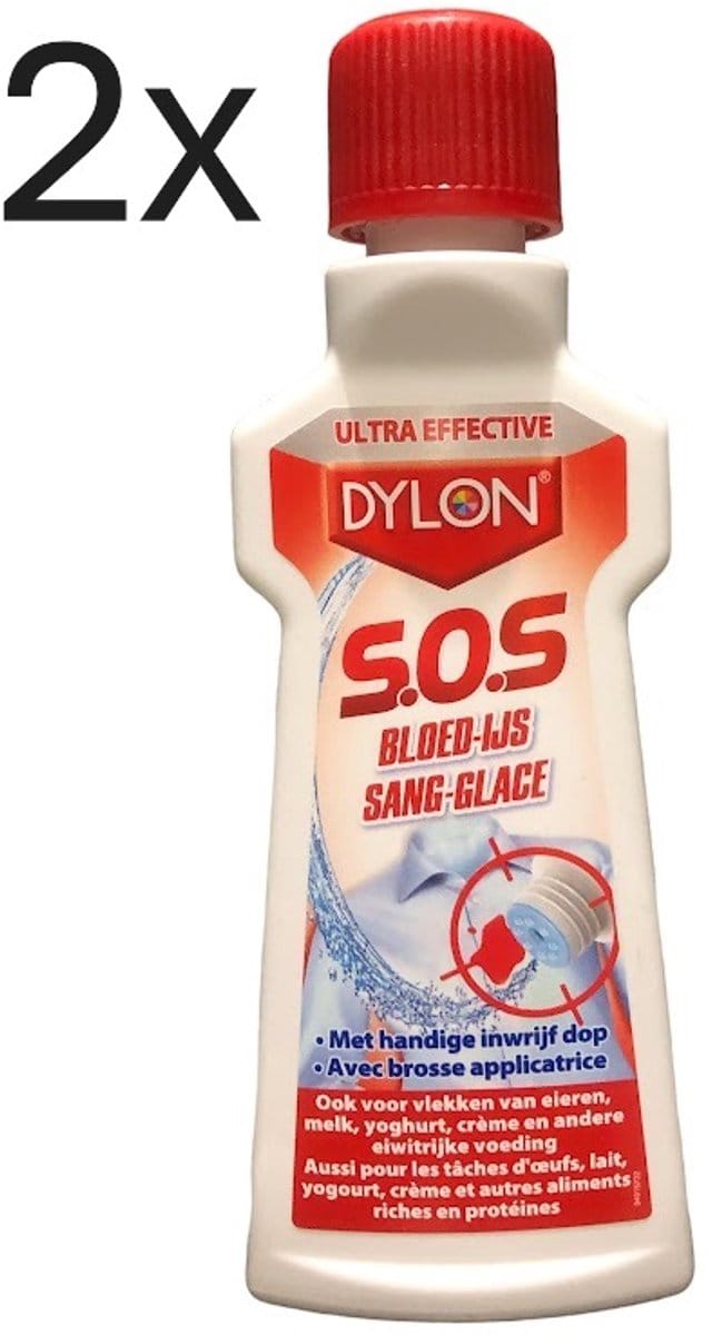 2 x Dylon sos vlek bloed/ijs 50 ml