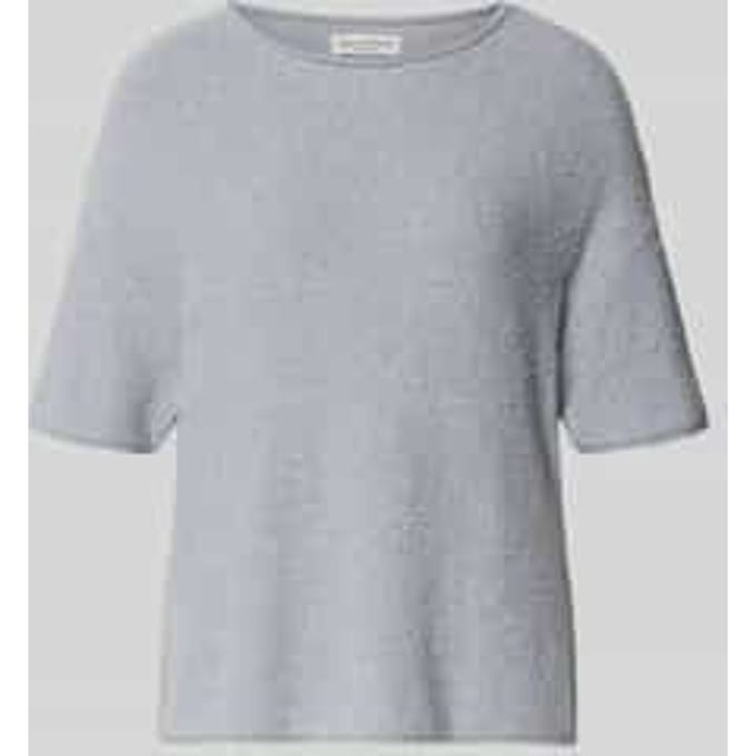 Boxy fit Pullover van Katoenmix-badstof