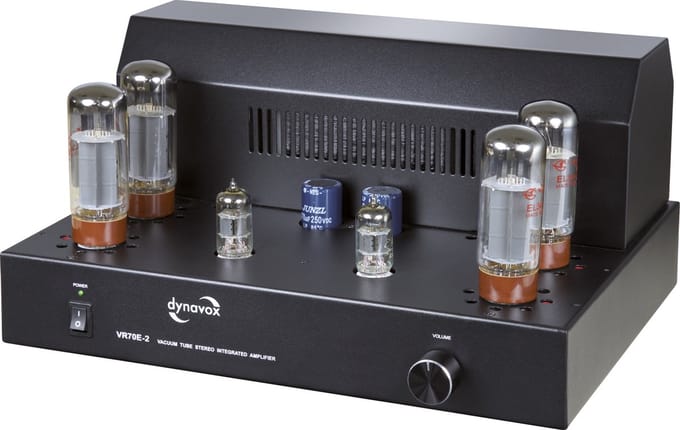 Dynavox VR-70E stereo buizenversterker zwart