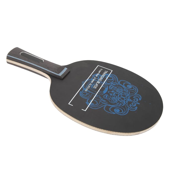 Tafeltennisblad Professioneel Pingpong Batbord Basis Lang Handvat Horizontale Bat gray