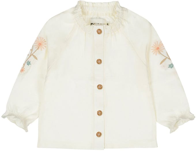 Dirkje Meisjes Blouse - Sand