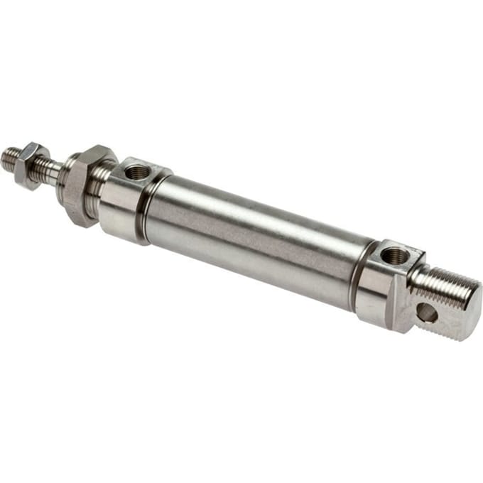 ISO 6432 Ronde Dubbelwerkende Cilinder 20-40mm - Magnetisch - RVS