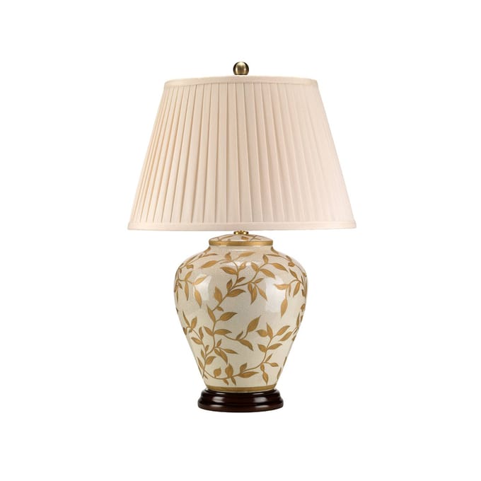 Elstead Lighting LED Tafellamp Leaves Brown Gold | 1X E27 Max 60W | Brown and Gold