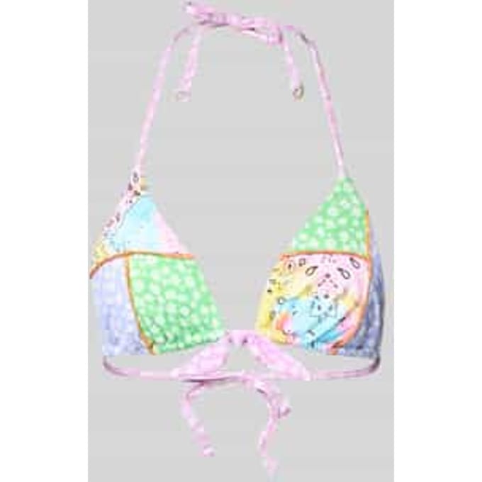 Bikinitop met knoopdetail, model 'YELO SUNBACK'