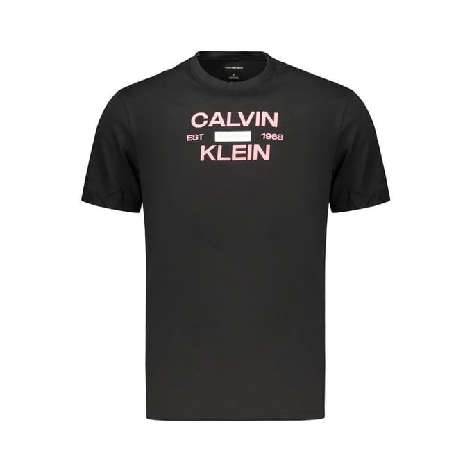 Calvin Klein Zwarte Katoenen Herent-shirt