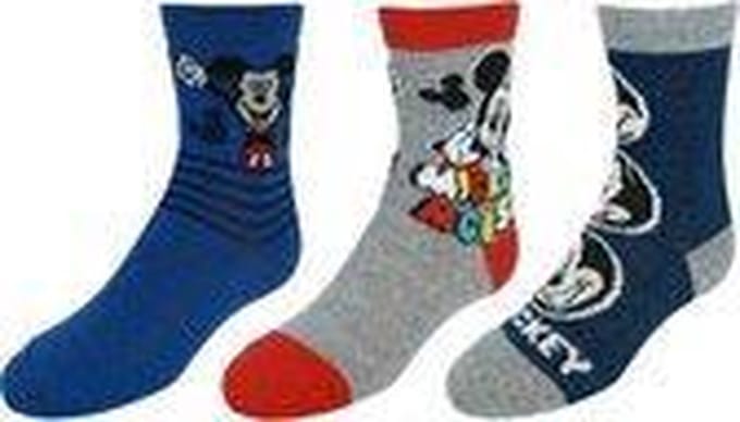 Mickey Mouse - Sokken Multipack Jongens Maat 27-30