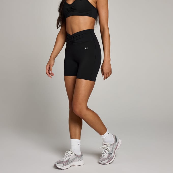 MP Tempo short met geplooide voorzijde voor dames - Zwart - M