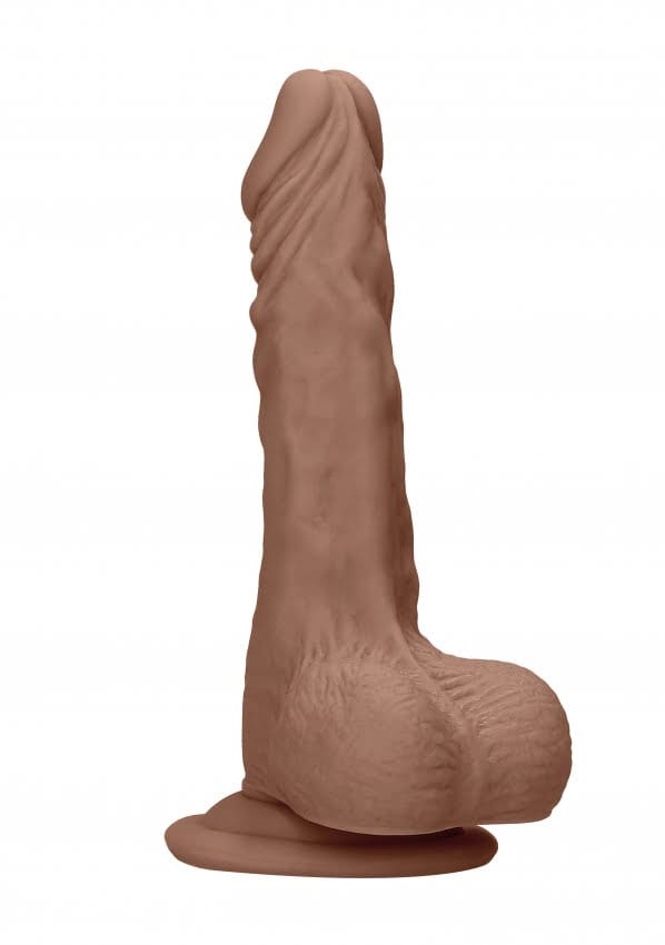 Shots - RealRock Dong met Testikels - 20 cm tan