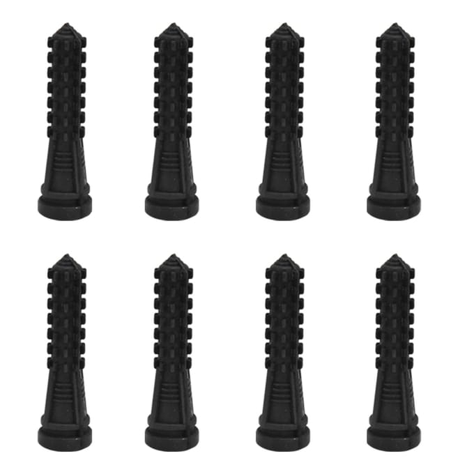 50 PIÈCES Doigts arrache-plumes Volaille Épilation Caoutchouc Bâtonnet Remplacement pour Machine arracheuse automatique Pièces Noir noir