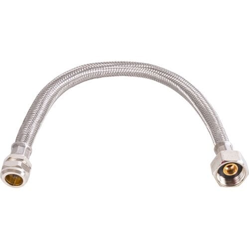 BPE RVS flexibele slang 35cm 1/2" bn.dr. x 12mm knel