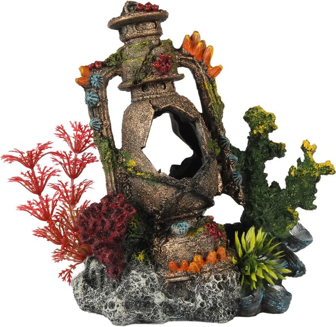 Aqua Della Gezonken Artefact - Aquarium - Ornament - 14.5x9x16.7 cm