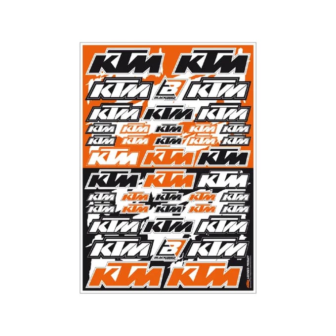 Kit Decoratie Moto Stickers PVC Blackbird Racing KTM